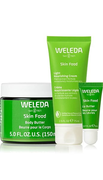 Weleda Skin Food Body Butter 5 Fluid Ounce, Sustainable Glass Jar, Plant Rich Hydrating Moisturizer with Shea and Cocoa Butter, Sweet Almond Oil and P